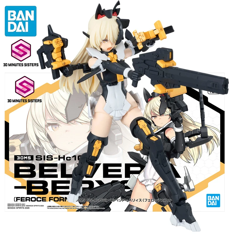 

In Stock BANDAI 30MS SIS-Hc106k BELVERA-BELVS [FEROCE FORM] Mobile Suit Girl Anime Action Figures Assembly Model Collection Toy