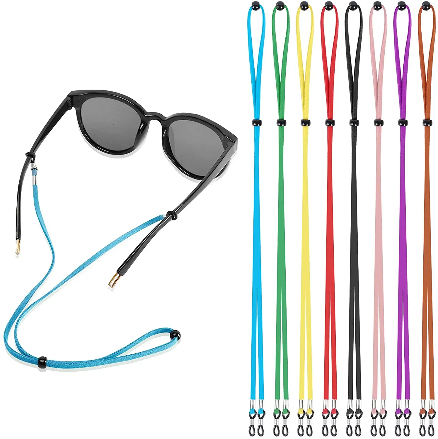 

New Non-Slip Sunglasses Chain Sport Glasses Cord Eyeglasses Eyewear Rope Adjustable Neck Strap String Rope Band Accessory