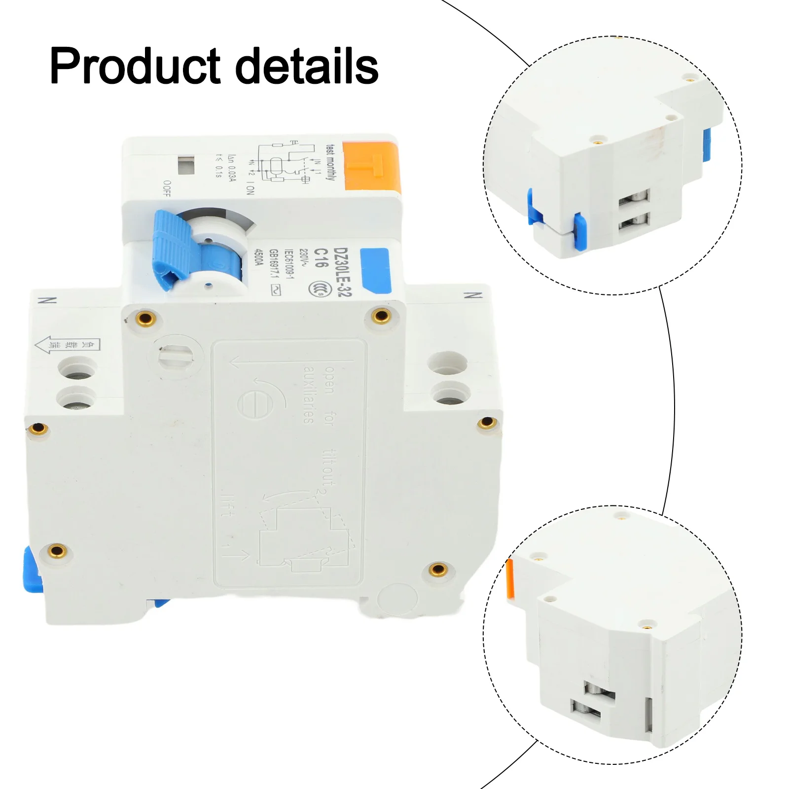 Air Switch Leakage Protector Advanced Leakage Protection Clear Visual Indicator Electrical Safety For Electrical Protection