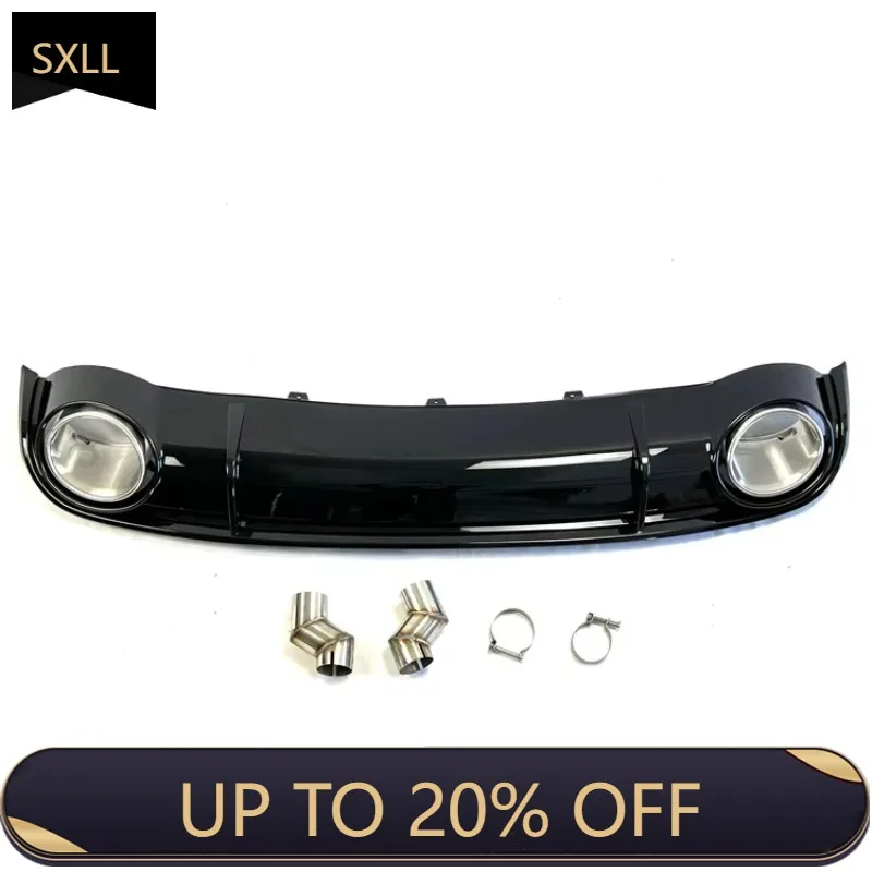 

SXLL 09-12 A4 B8 Upgrade RS4 rear diffuser for rear lip and tail throat exhaust