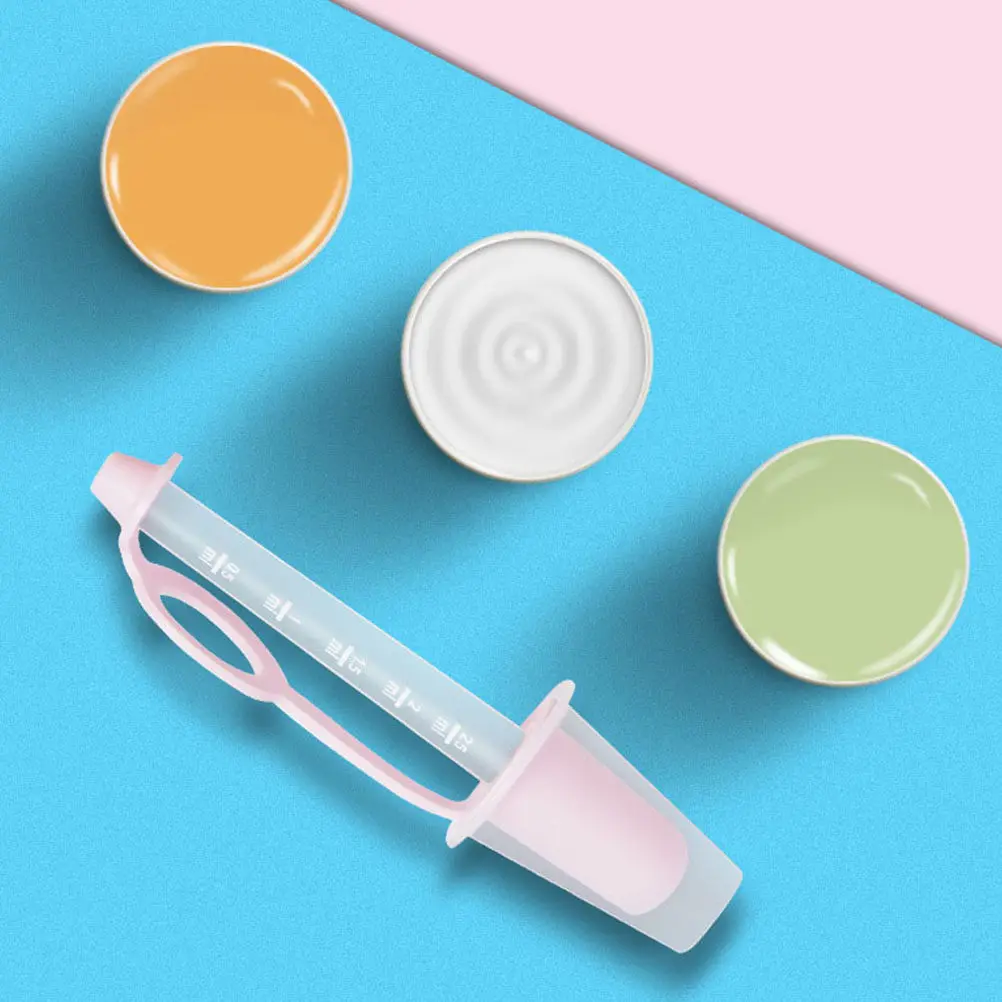 

5Pcs Silicone Baby Medicine Feeder with Precise Scale for Accurate Dosage Newborn Liquid Feeder Tool Baby Essentials Infant
