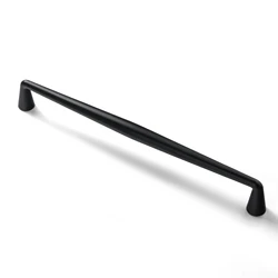 Nordic Black Cabinet Knobs Kitchen Cabinet Handles Kitchen Drawer Pulls Furniture Bar Pull Zinc Alloy Door Pull Handle