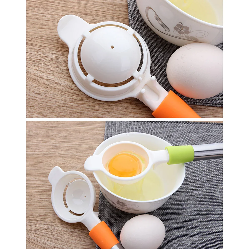 

Egg White Separator Divider Yolk Extractor Sifter Kitchen Gadget Egg Tool Premium Sturdy Practical Cooking Baking Helper