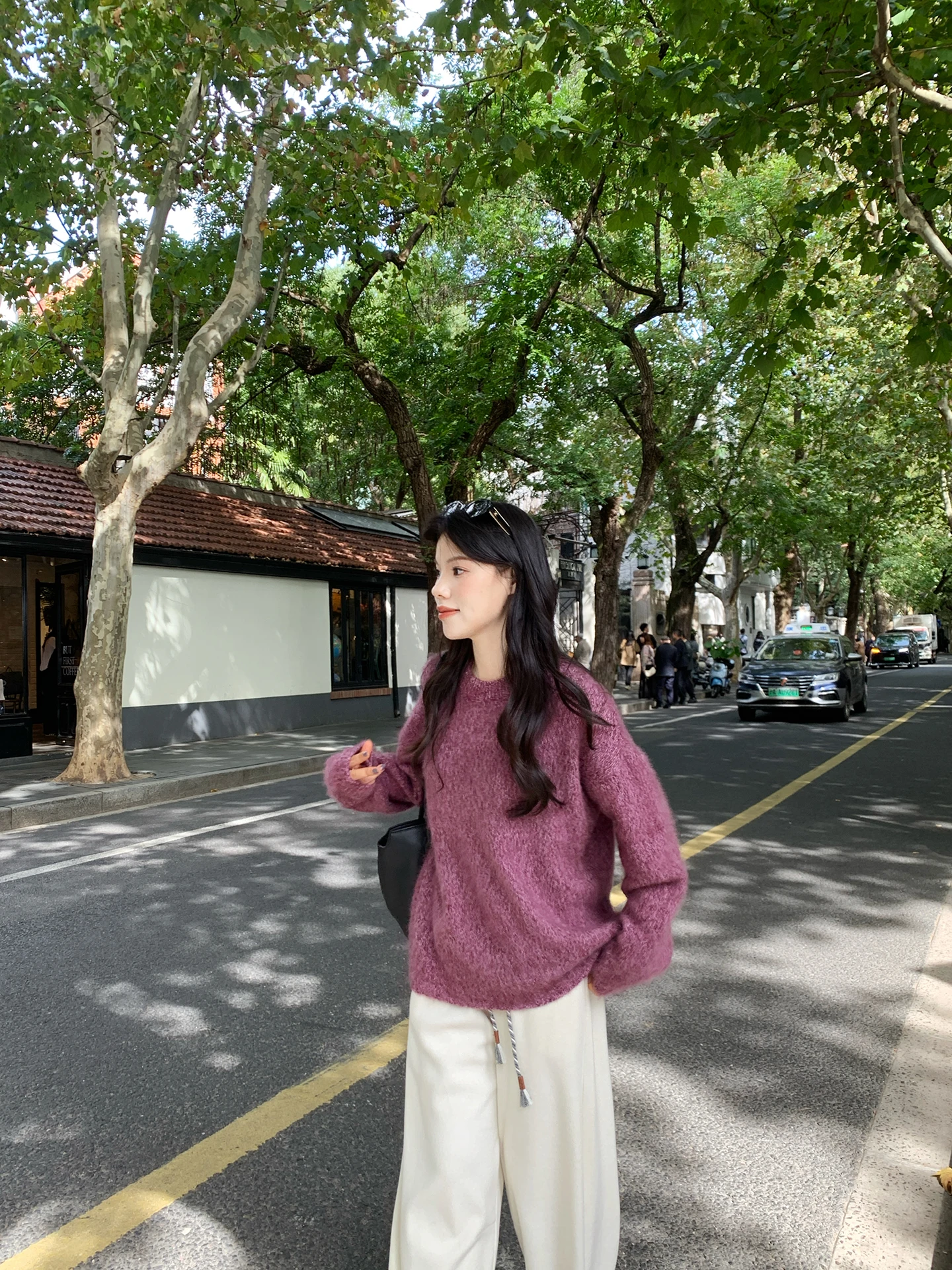 

Свитер из шерсти Cashmere Cloud Touch Feeling с круглым вырезом, свободного кроя, осенне-зимний, новый, женский, модный, для повседневной носки, теплый