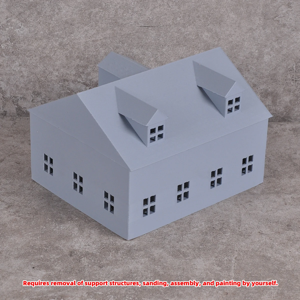 N HO Maßstab Modellbausatz Haus Cottage Hütte Miniatur Diorama Modelleisenbahn Layout Modell 1/64 1/72 1/87 1/150 – Detail 1