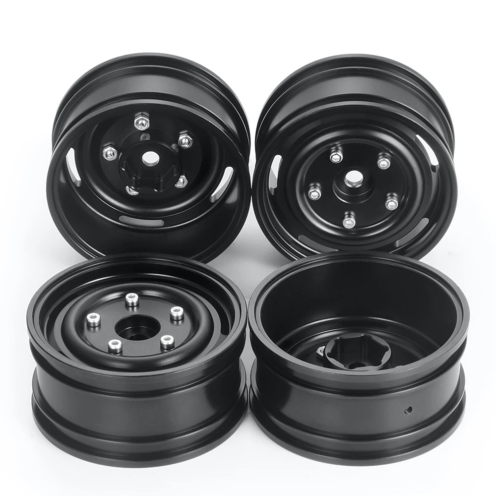 AXSPEED Metal 1.9 Beadlock Wheel Rim Hub for Axial SCX10 TRX4 D90 1/10 RC Crawler Car Upgrade Parts