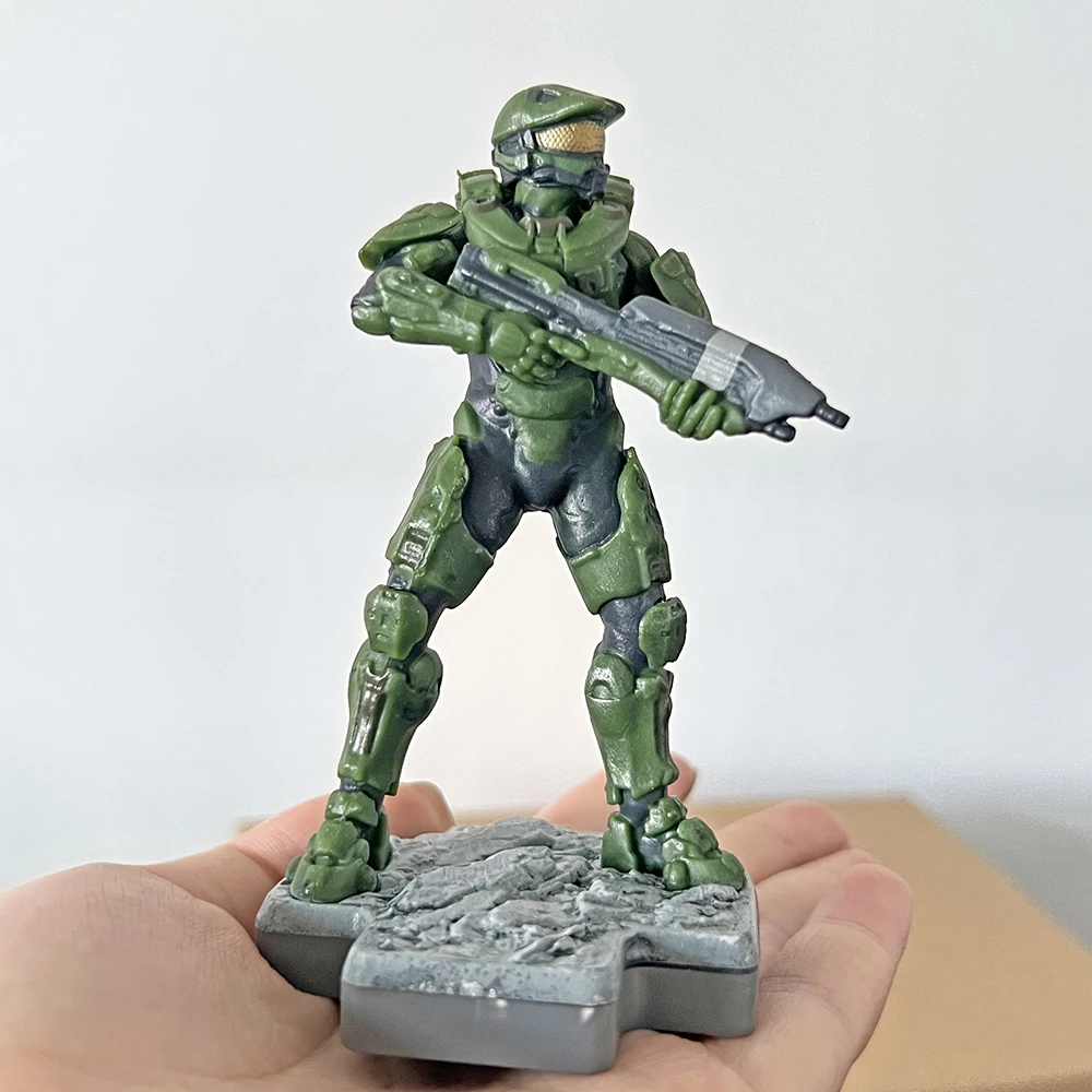 TOTAKU Halo Master Chief Infinate Mjolnir Mark VI Action Figure Model Toys Decocation Christmas Birthday Gifts 10CM