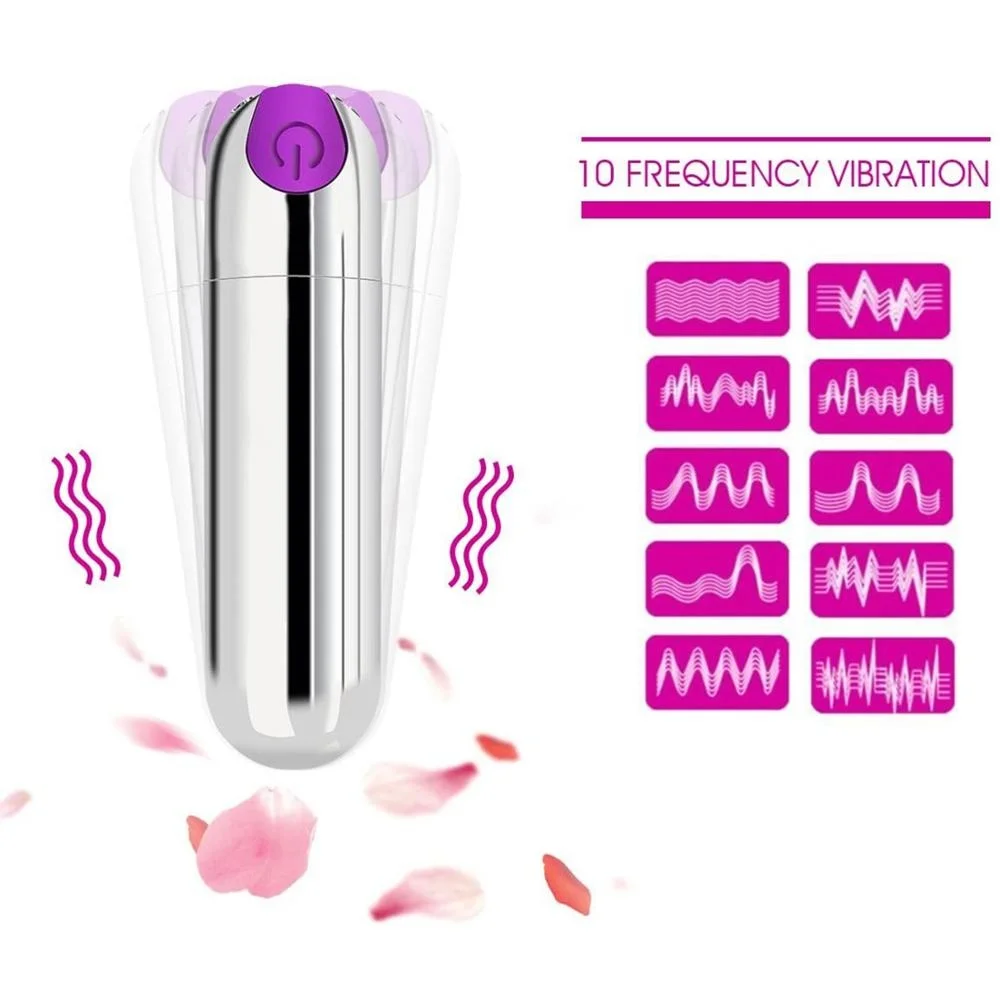 Bullet Vibrator 10 Speed Vibrating Toys For Sex Strong Adult Sex Toys Product Mini Shape Waterproof G-spot Massage Stimulator