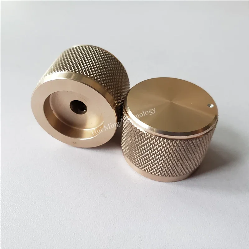 2 قطعة مقبض ل الجهد نقطة علامة سبائك الألومنيوم مقبض مخرش الفضة الصلبة 30*22 مللي متر التشفير التحكم في مستوى الصوت مرحبا فاي مكبر للصوت غطاء