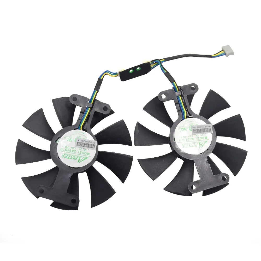 Original New 87MM GA91S2H DC 12V 0.35A Cooler Fan Replace For ZOTAC GeForce GTX 960 AMP 980Ti Graphics Video Card Cooling Fans