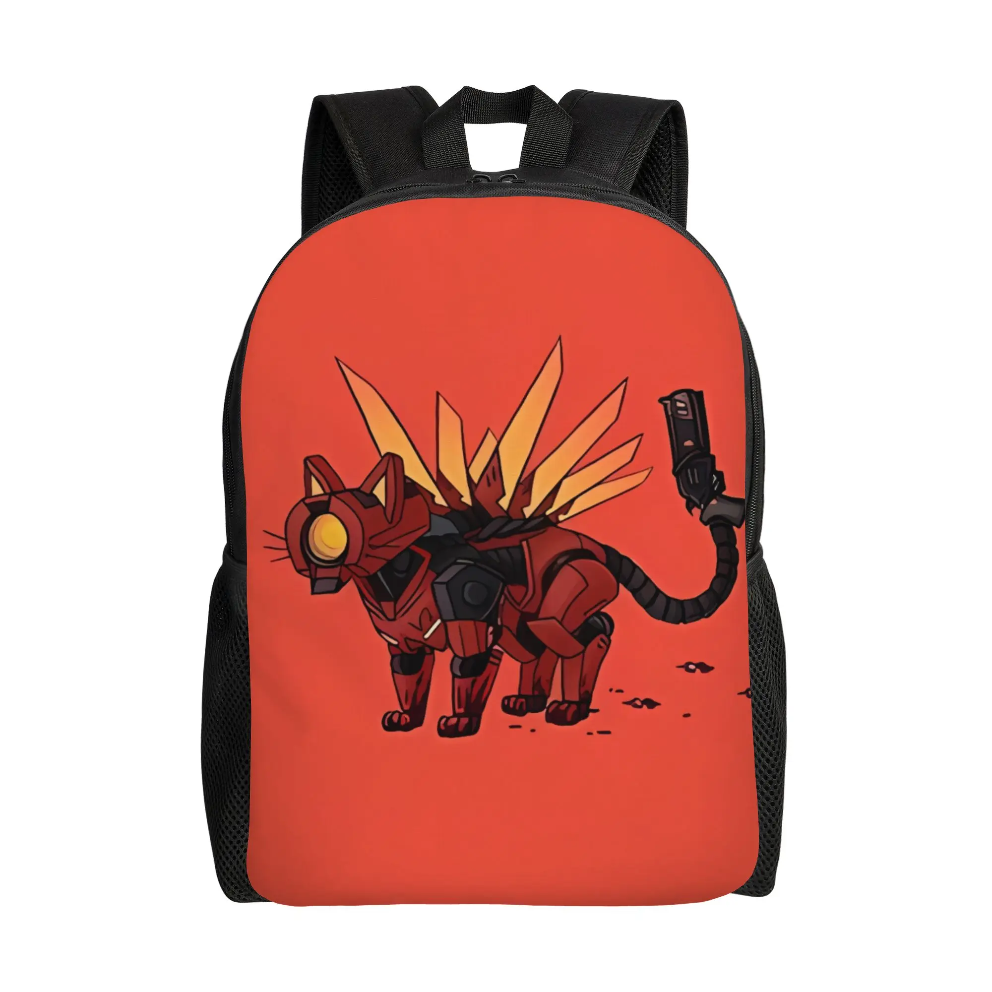 

V2 Cat Ultrakill Backpack Office Workers Daily mochila Large Capacity Laptop Bag Back To School Season