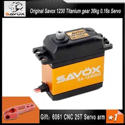 SAVOX SA-1230SG Titanium gear 36kg 0.16s servos for 1/10 1/8 baja Buggy Monster truck Crawler Scale Truggy