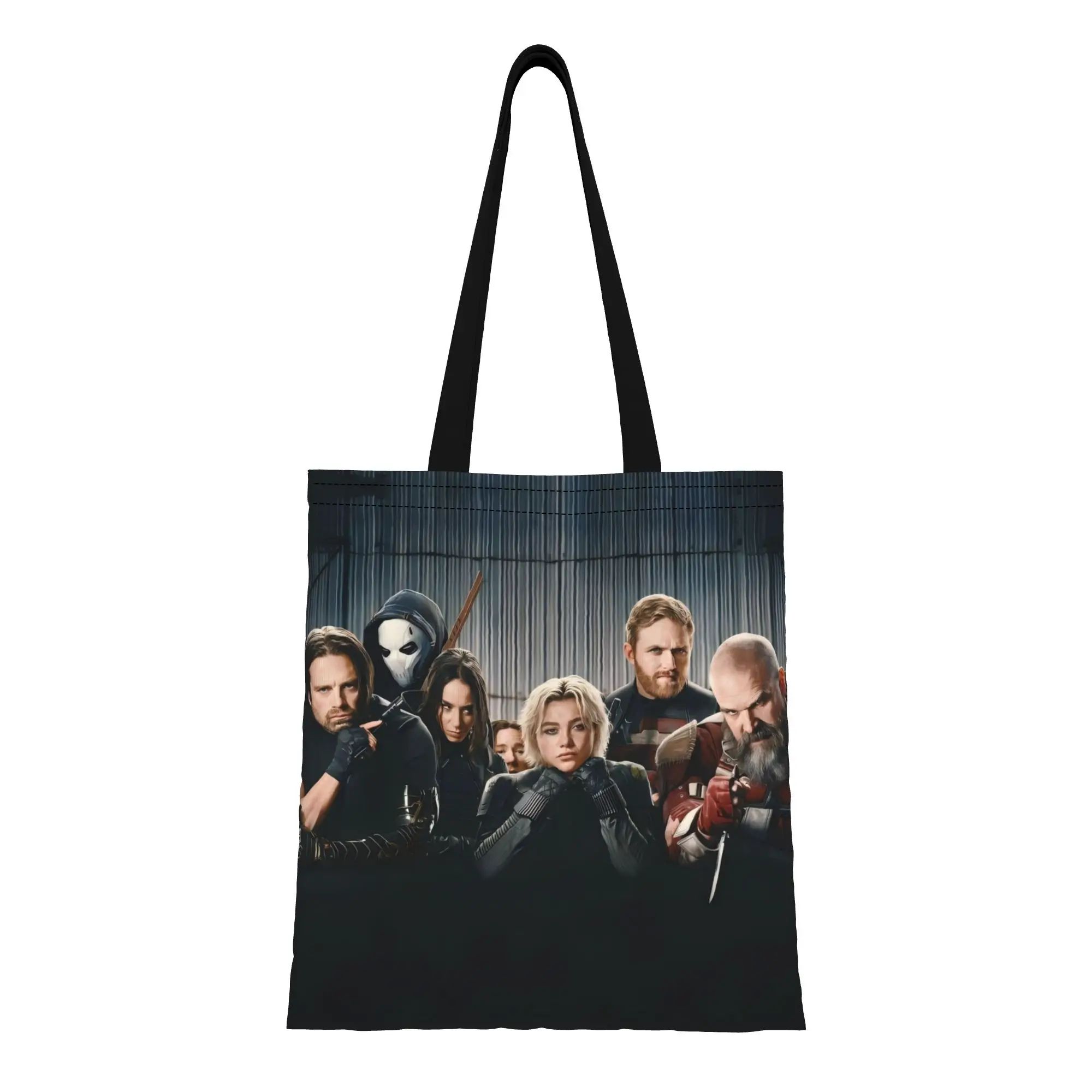 

Thunderbolts Marvel Canvas Tote Bag Perfect for Shopping Women's Top-Handle Bags