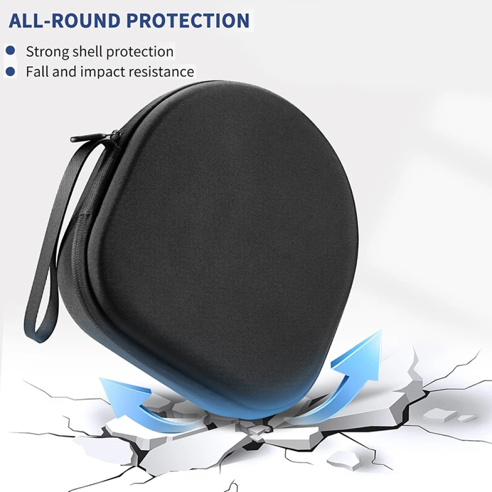 صندوق تخزين صلب من مادة EVA حقيبة سفر لحقيبة سماعات الرأس JBL TUNE 720BT 520BT 510BT وWH-1000xm4 WH-CH520 WH-CH720N