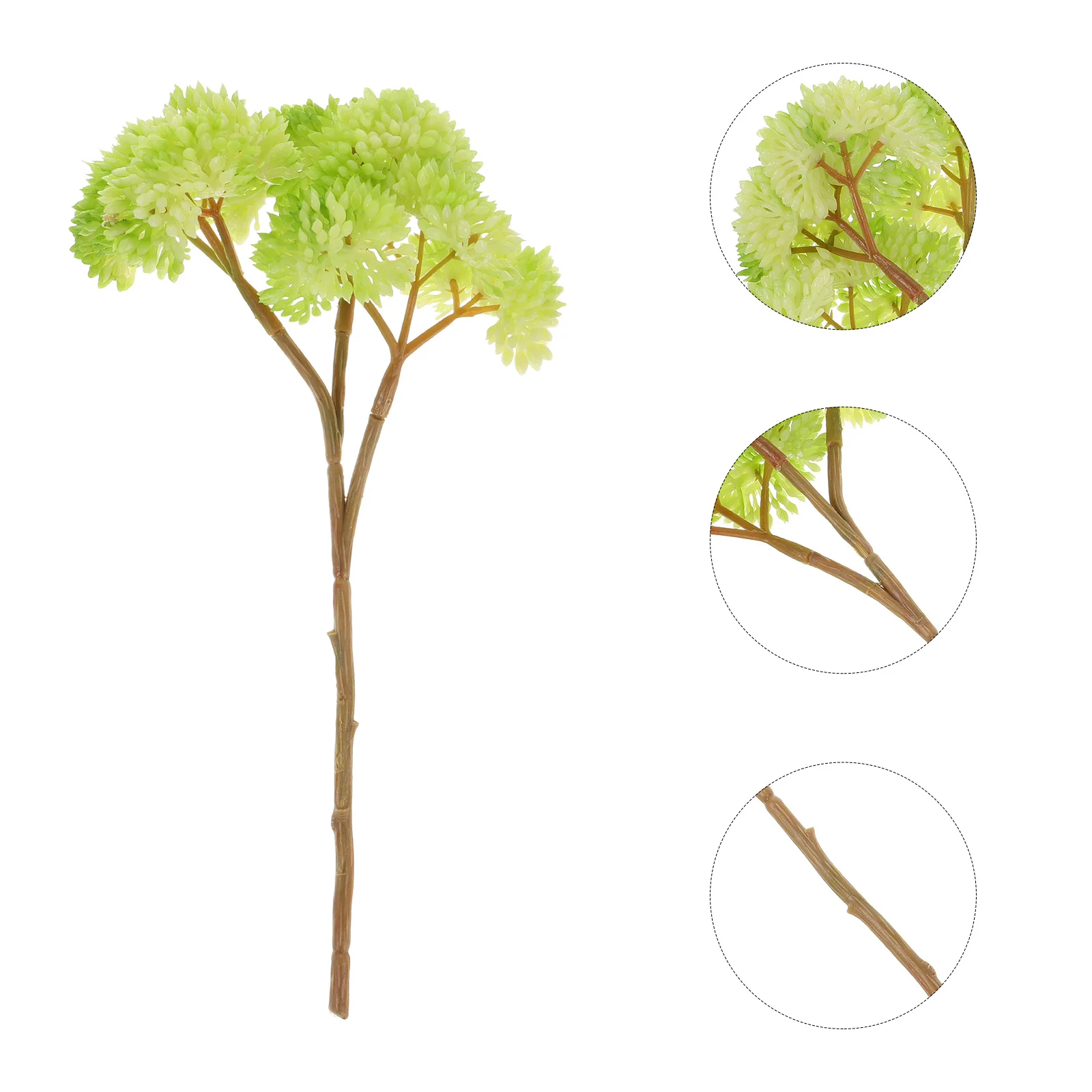 

Realistic Faux Succulent Plants Mini Small Green Fake Succulents Stems for Indoor Outdoor Home Decor Garden Centerpiece Wreath