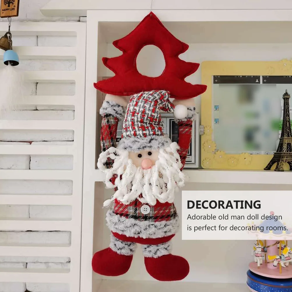 

1Pcs Christmas Santa Hanging Ornament Cute Old Man Decoration Christmas Tree Home Party Supplies Party Supplies