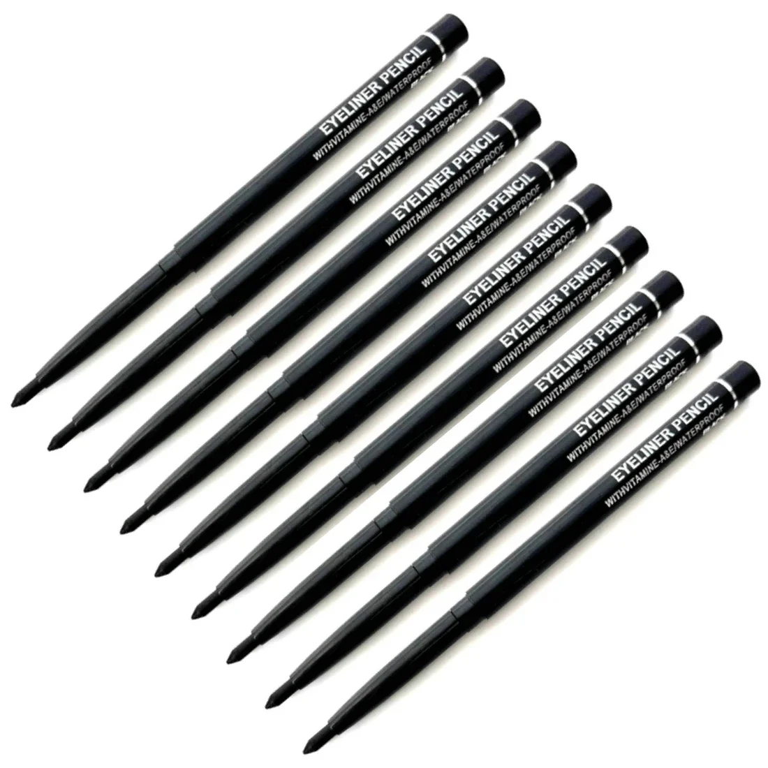 Neuer wasserfester und schweißfester schwarzer Eyeliner-Stift, kombiniert, langlebig, wischfest, kräftiges Augen-Make-up, Easy Glide Formula für Perfe