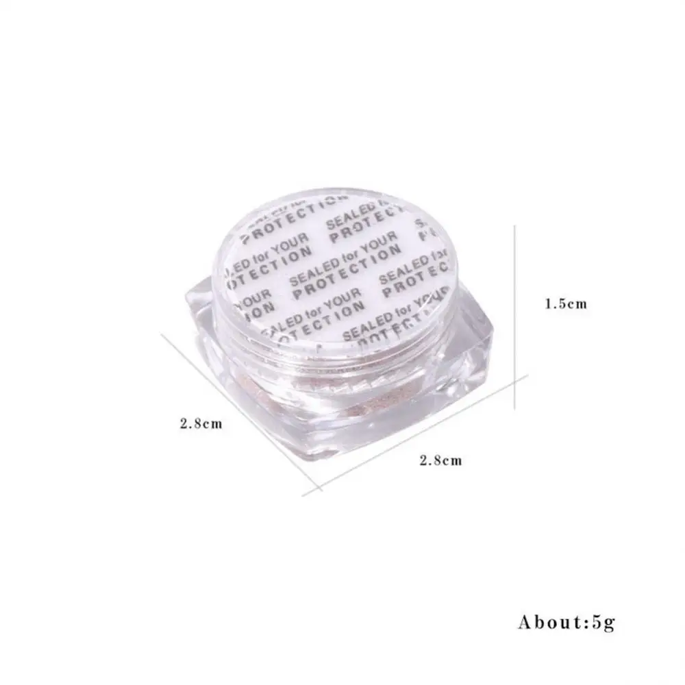 Gwóźdź do paznokci błysk z delikatnym proszek do paznokci cekinowym brokatem do paznokci brokat do paznokci ściągający proszek laserowy do Manicure dekoracja