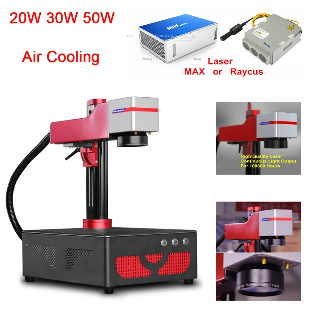 

Fiber Laser Marking Machine Jewelry Metal Aluminum Copper Engraver Cutter 20W 30W 50W Raycus Max Optional Silver Cutting Tools