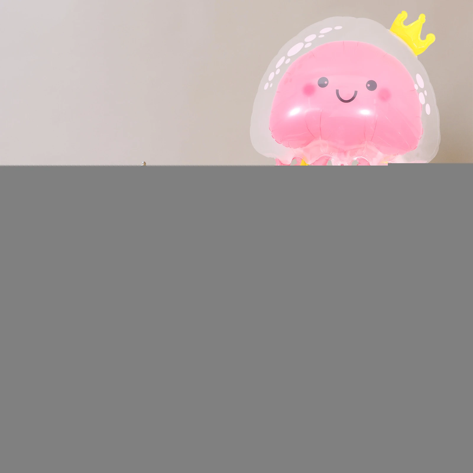 

5 Pcs Jellyfish Balloon Double Layer Bubble Pink Kids Birthday Party Decorations Sea Theme Supplies Festival Balloons