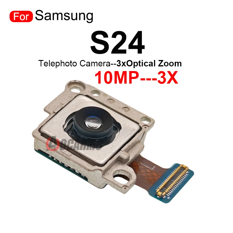 For Samsung Galaxy S24 Front Camera Back Ultra Wide Macro Telephoto Rear Main 50MP Camera Module Flex Cable Replacement Parts