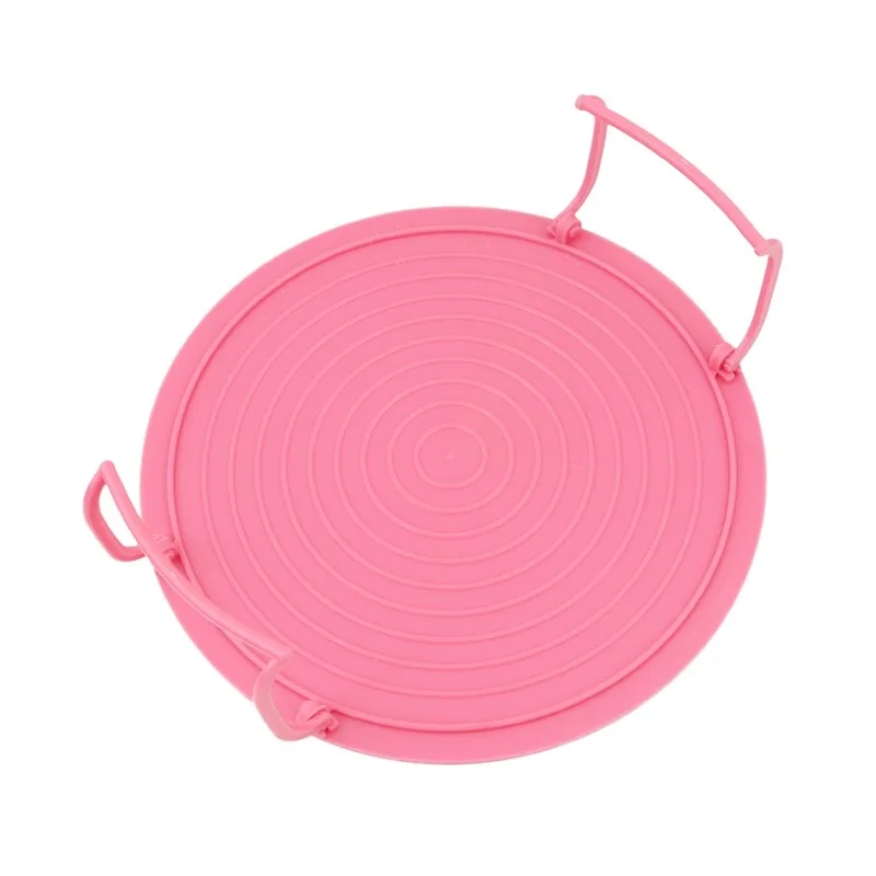 Microwave Plastic Stand Multifunctional Stacker Rack Kitchen Plate Shelf Mini Desk Heating Food Tray Cookware Inserts