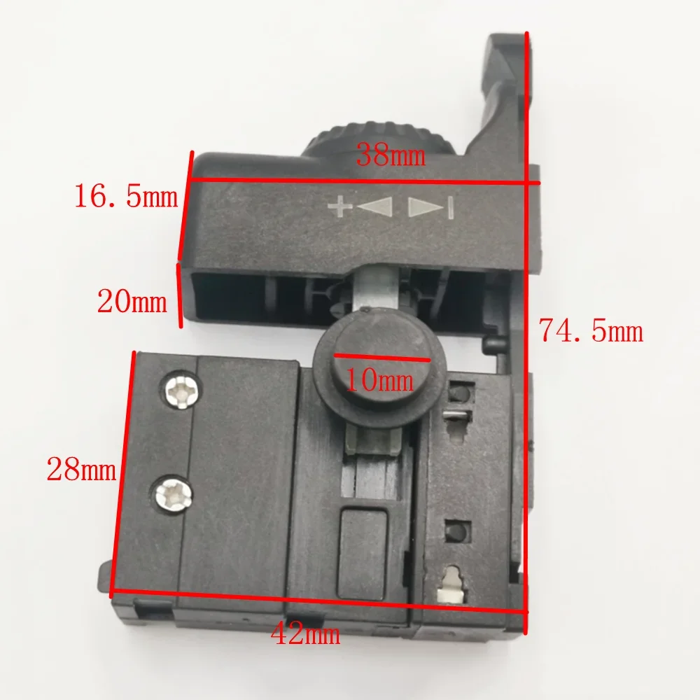 AC 250V 8(6)A 5E4 Adjustable Speed Control Switch For Electric Drill Power Tool Trigger Switches