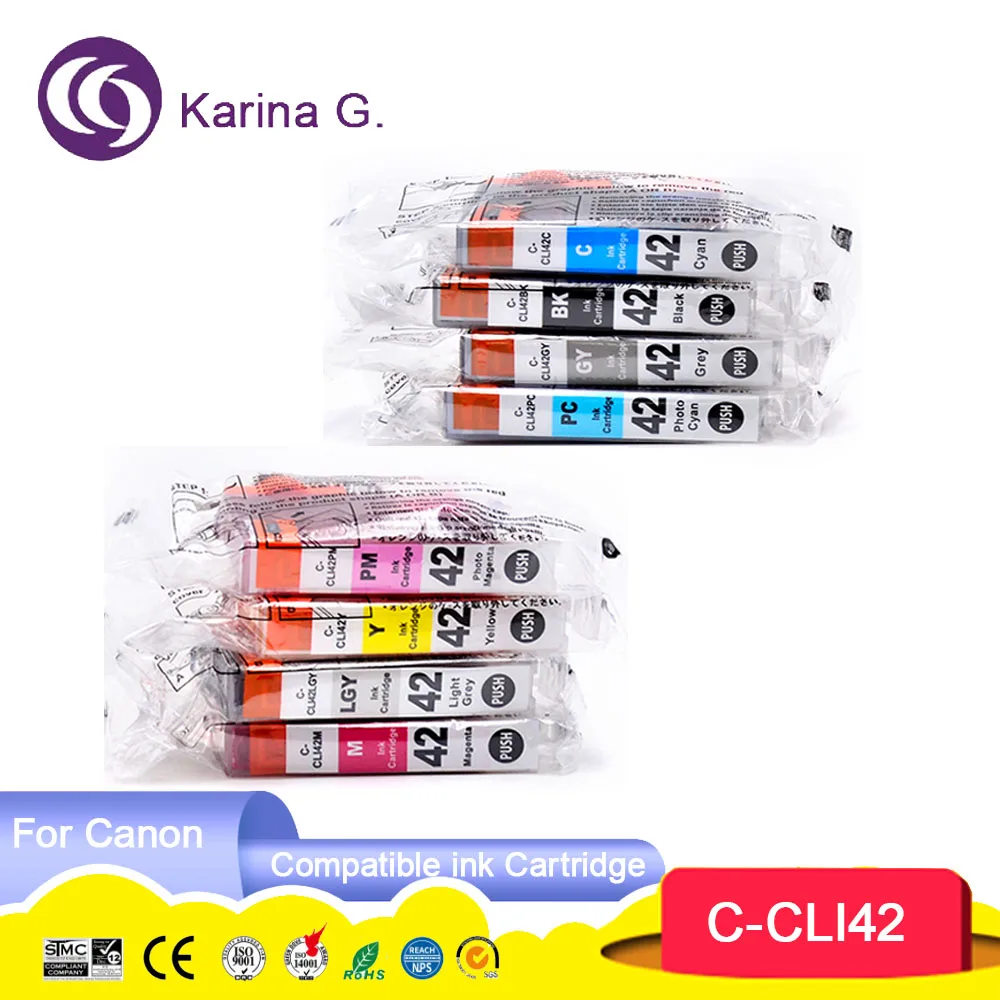 CLI 42 CLI42 CLI-42 Premium Compatible Color InkJet Ink Cartridge for Canon PIXMA Pro 100 100S Printer