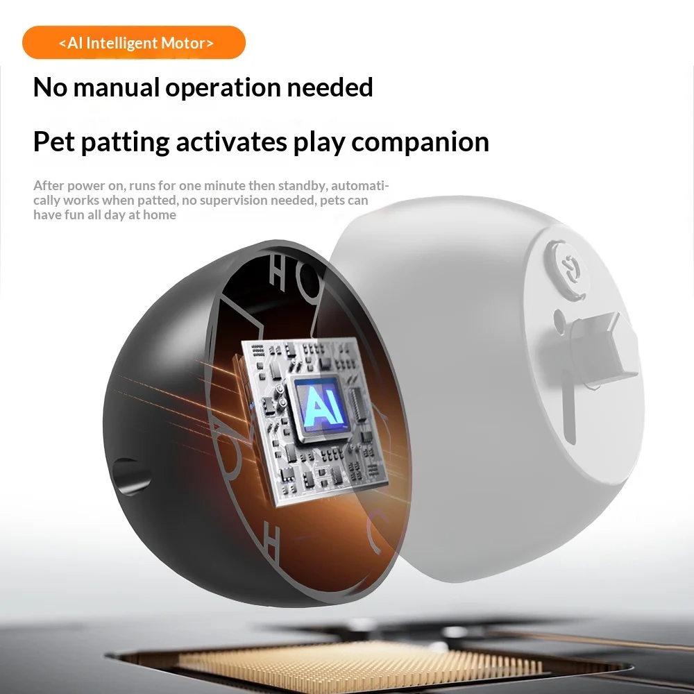 Pelota interactiva con luz y dispensador de golosinas para gatos - imagen 2