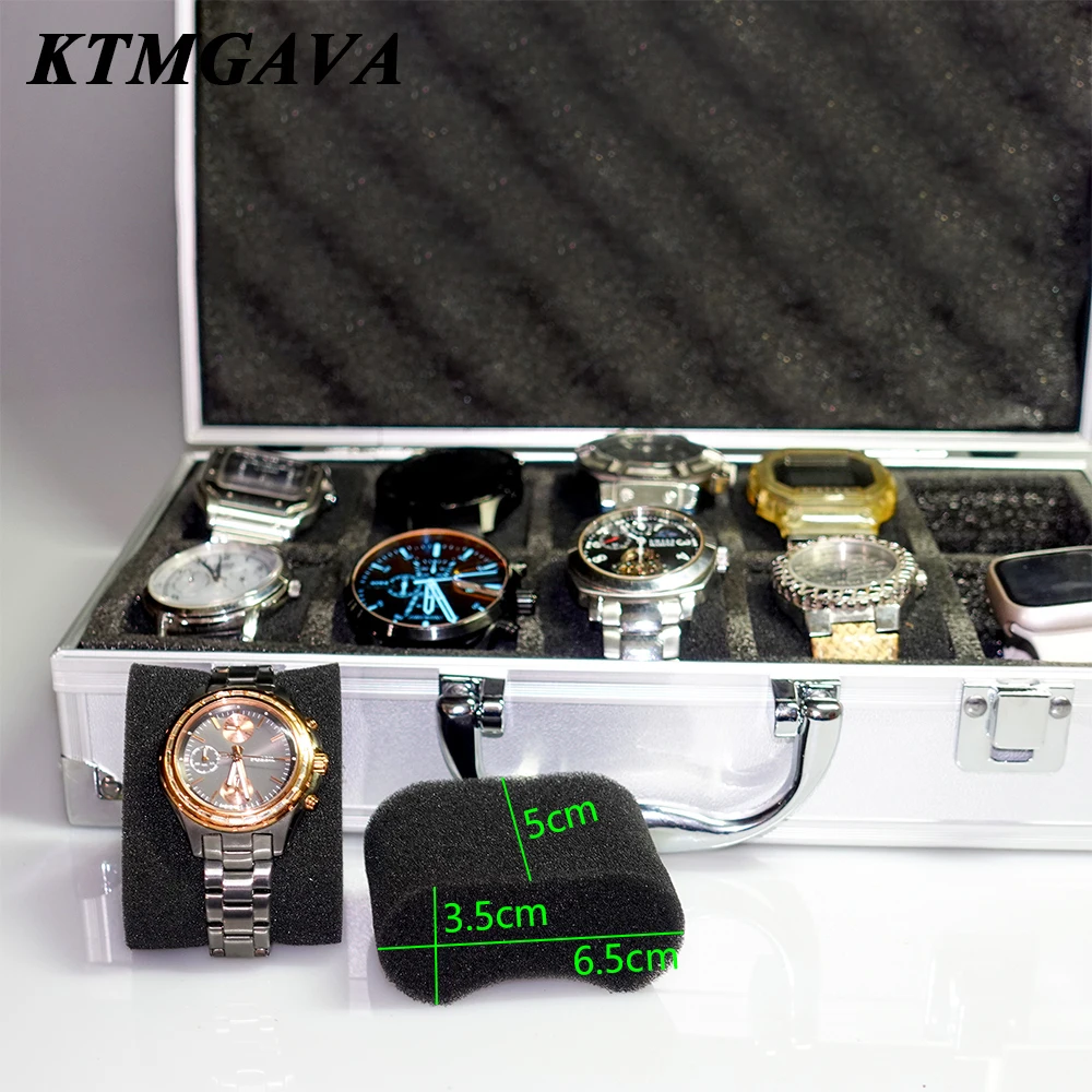 18 Slots Luxury Premium Quality Watch Box Aluminum Alloy Product Storage Clock Box Collection Gift Boxes