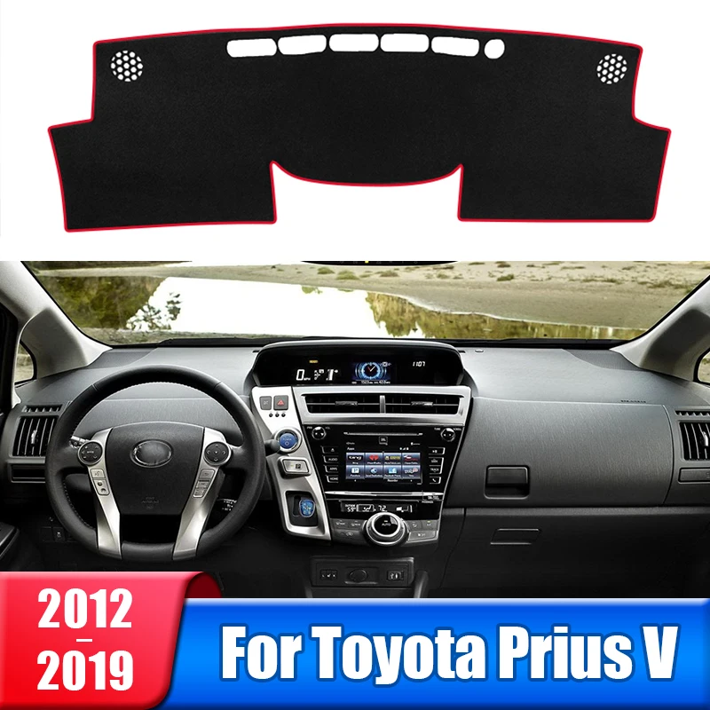 

Car Dashboard Sun Shade Cover Pad For Toyota Prius V Daihatsu Mebius 2012 2013 2014 2015 2016 2017 2018 2019 ZVW40 Accessories