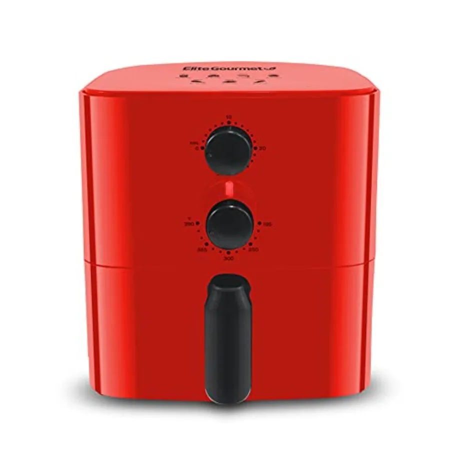 

EAF-3218R Personal 1.1 Quart Compact Space Saving Electric Hot Air Fryer Oil-Less Healthy Cooker, Timer and Temperature Control