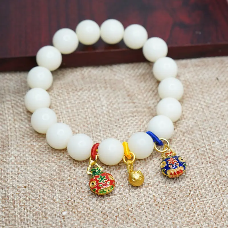 Hetian Silk Agate Gold-Devouring Fortune And Prosperity Wind Jade Bracelet Pendant