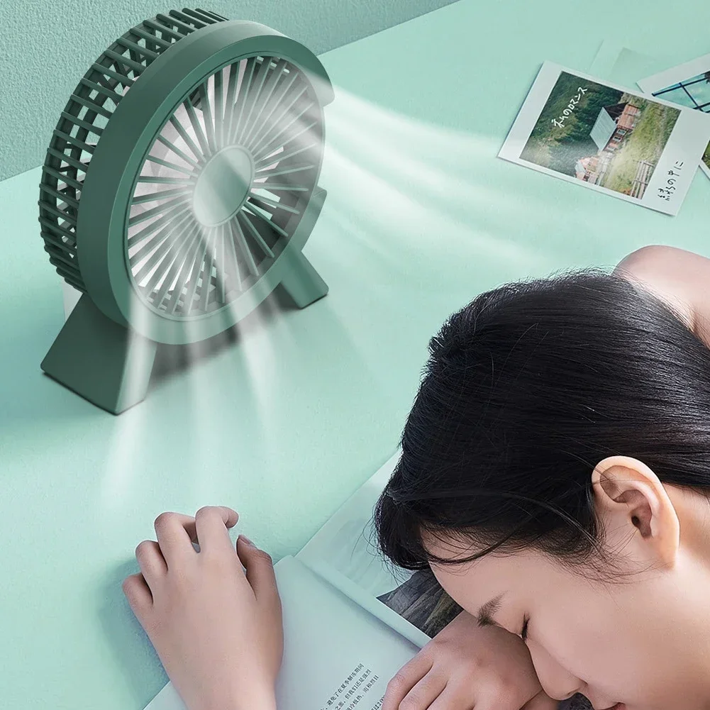 Mini Ventilador con Clip portátil, carga USB, silencioso, eléctrico de escritorio, alta calidad, dormitorio de estudiantes, pequeño Ventilador de refrigeración