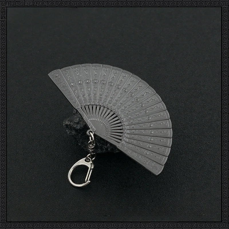 Anime Peripheral Weapon 10cm Zhang Zifan Tiandao Fan Zhang Tianshi Tai Chi Fan Weapon Model Artifact Decoration Gift Toys