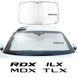 Car Sunshade Windshield Umbrella Cover Parasol UV Protector Auto Interior Accessories For Acura MDX YD3 RDX VTEC ILX TLX
