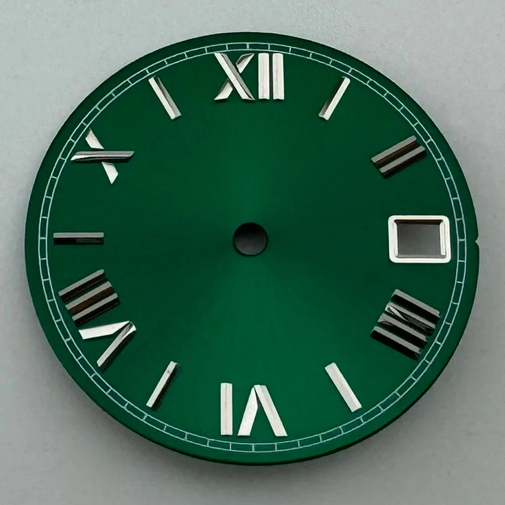 Timeaxis 28.5mm Sterile Dial Fit NH35/NH36 Movement Watch Parts Black Blue Green White Yellow Red Gray