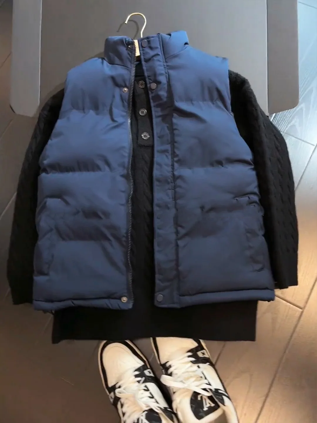 

Trendy Thiened Stand Collar down Vest for Men Autumn Winter Warm Outerwear Padded Jaet Couple's Cleanfit Youth Active Sle