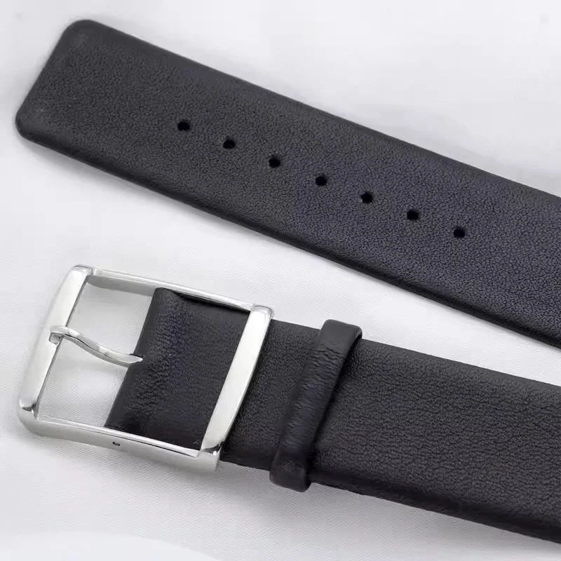 Watch Bands for CK K94231 K9423101 Genuine Leather Durable Soft for Calvin Klein Watch Strap Men's Watch Bracelet 22mm