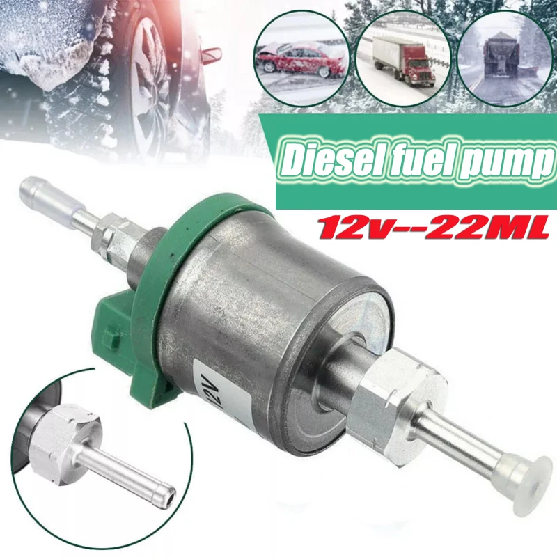 

1Pcs 12V 22ml Universal Parking Heater Pulse Oil Pump 1-5KW Chinese Diesel Parking Heater Fuel Pump Heater Accessories