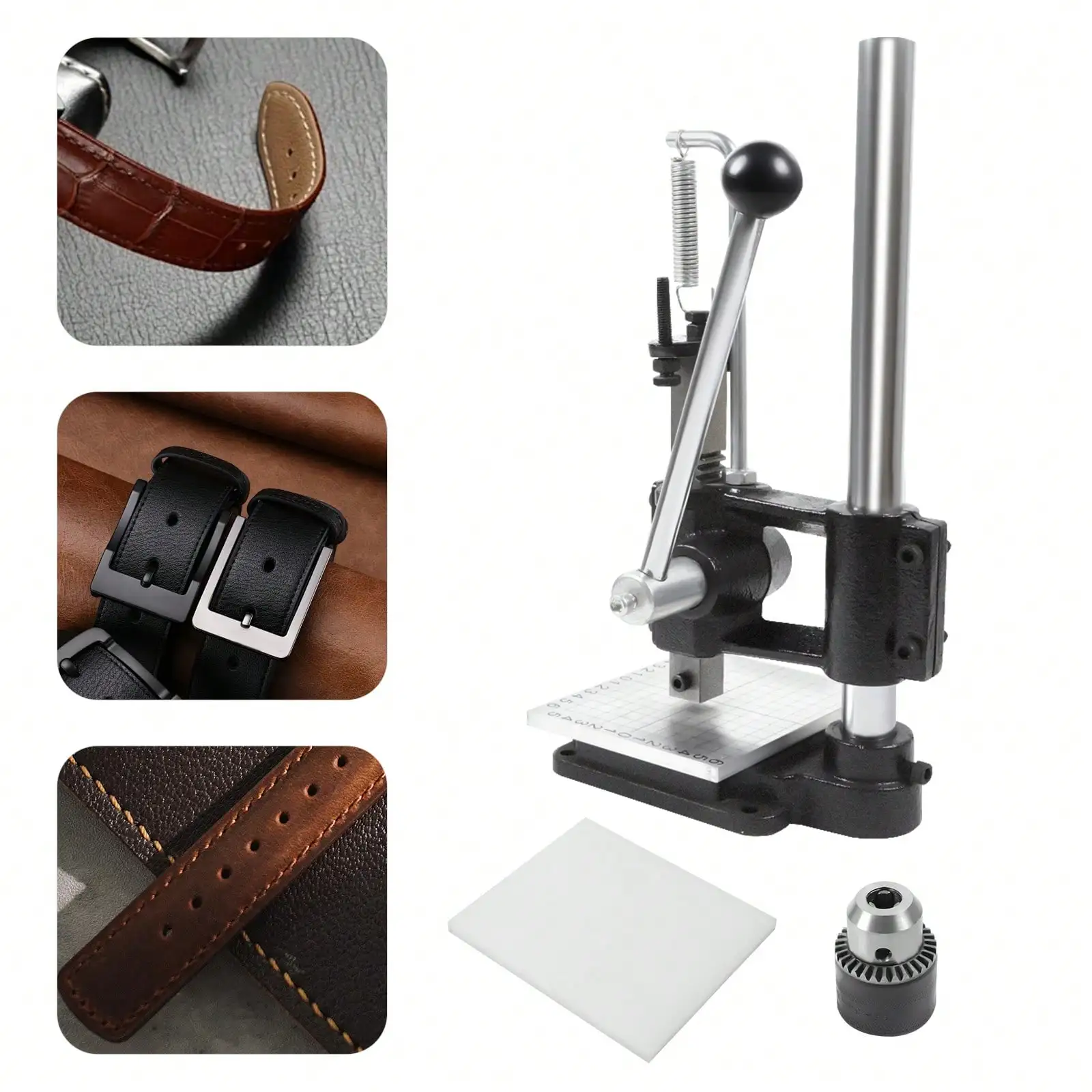 

Leather Imprinting Machine Hole Punching Bronzing Embossing Pressure Tool Leather Imprinting Machine Punching For PVC Leather PU