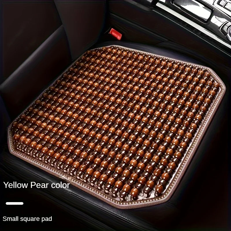 Summer Car Seat Cushion Eco-friendly Camphor Wood Beads Full Set Automotive Waterproof Universal Car Seat Covers