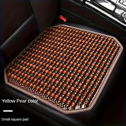 Summer Car Seat Cushion Eco-friendly Camphor Wood Beads Full Set Automotive Waterproof Universal Car Seat Covers