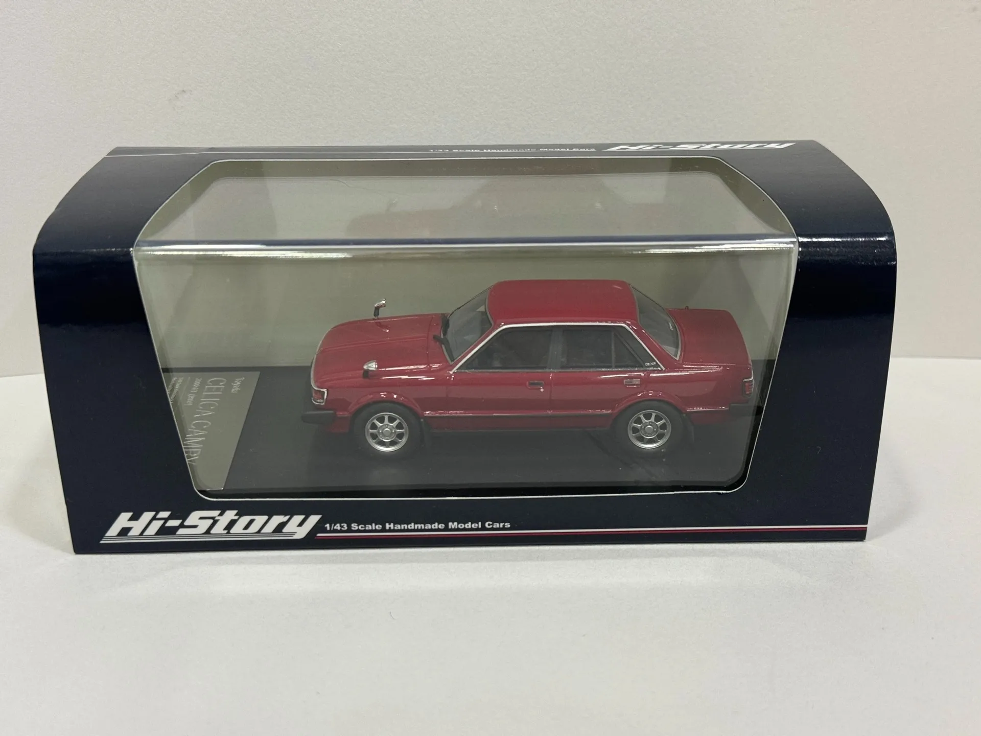 

Дефект поверхности краски, литой под давлением, Hi Story, масштаб 1/43 Toyota Celica Camry, модель автомобиля из смолы, Коллекционная игрушка, подарок, сувенирный дисплей