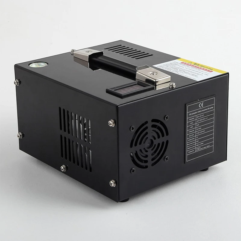 30MPa Compressed Air Pump Diving Breathing Pump 4500psi Vehicle-Mounted DC 12V Electric High-Pressure Air Compressor