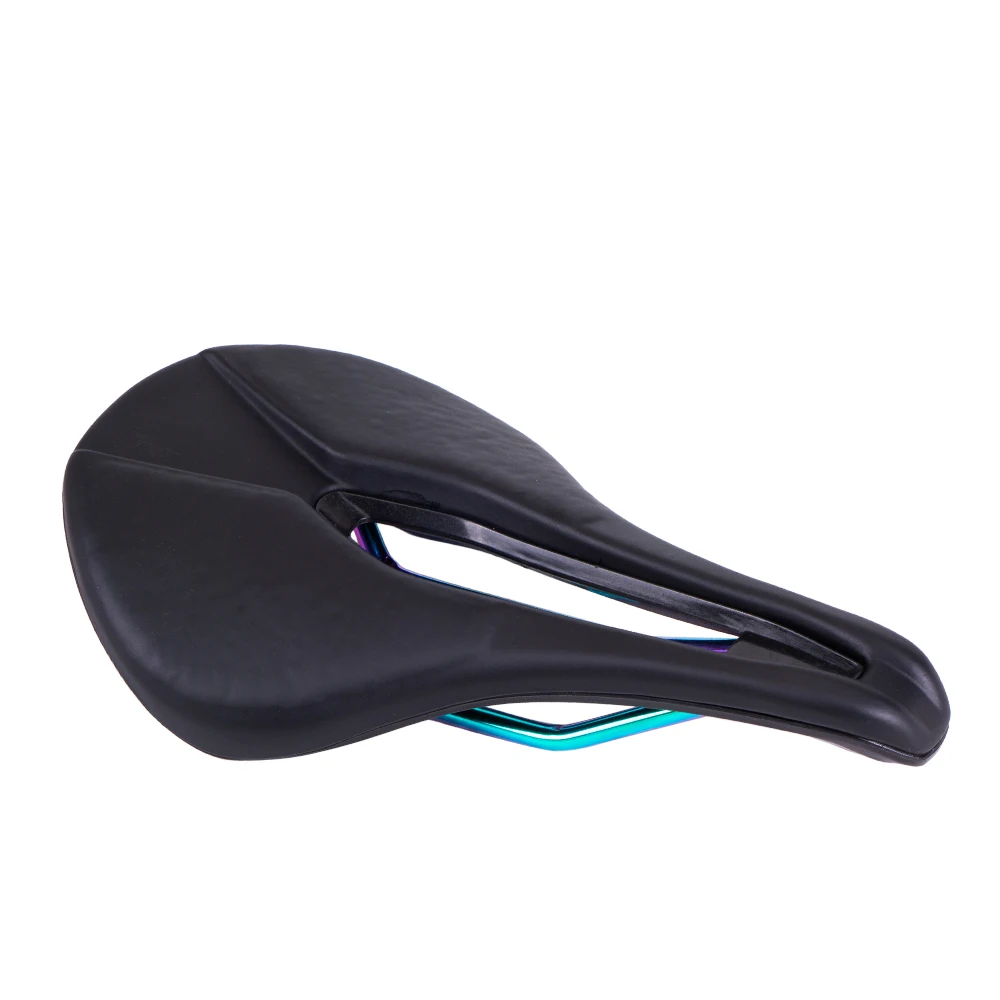 ZTTO MTB Road Bike E-TPU Bicycle Saddle Soft TPU Foam Cycling Seat Titanium alloy Rail Ti Ultra Light Hollow Cushion