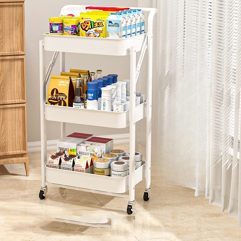 Kitchen Auxiliary Furniture Serving Cart Organizers Rolling Organizer Trolly Cabinet Spa Storage Muebles De Cocina Home Tool