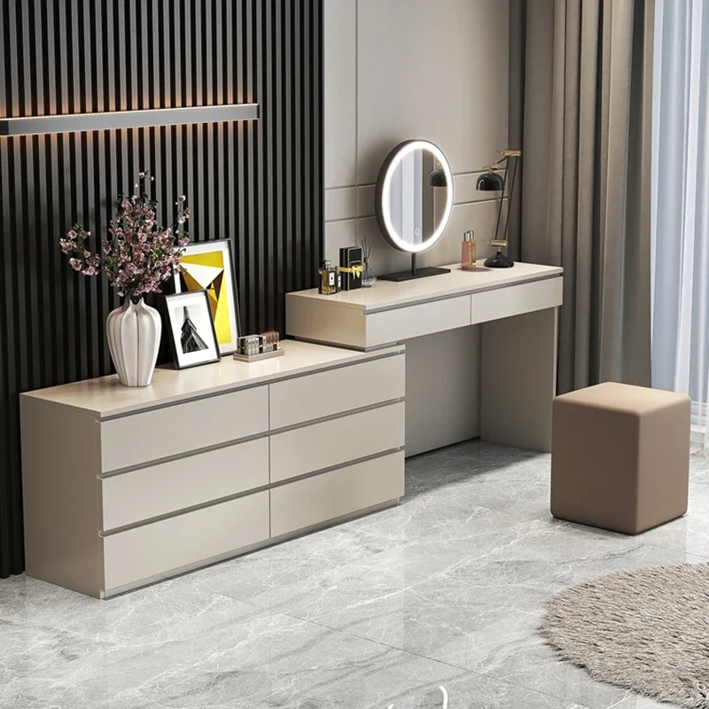 Bedroom Luxury Dressing Table Storage Minimalist European Drawer Dressing Table Girls White Penteadeira Para Quarto Furniture