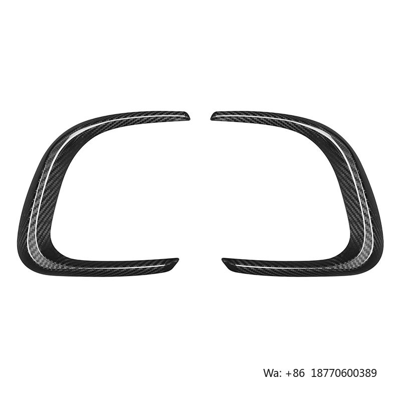 

Shasha Real Carbon Fiber Car Exterior Accessories Carbon Fiber Car Front Left and Right Grille Bezel for MINI F56 Model