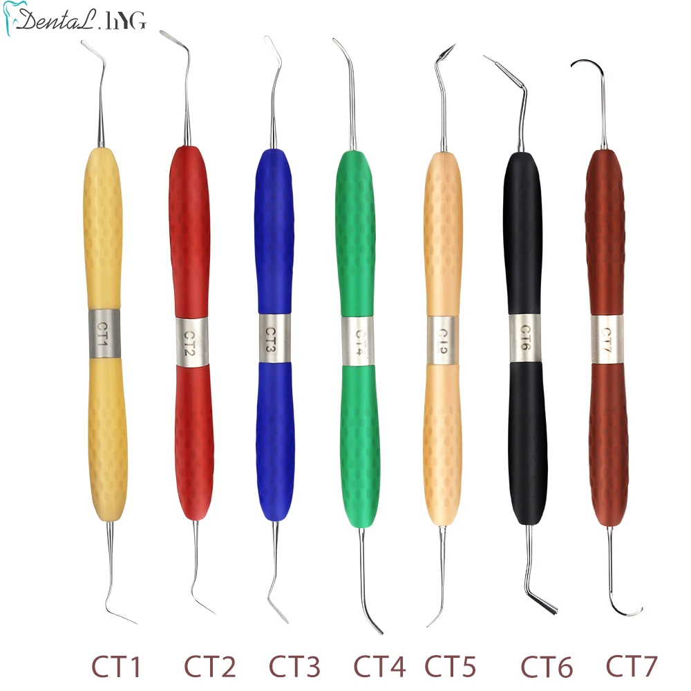 1PC Dental Resin Filled Restorative Instrument Filler Aesthetic Restoration Knife Silicone Handle Dentistry Tools